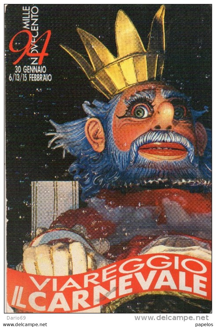 1994 CARTOLINA VIAREGGIO - Carnival