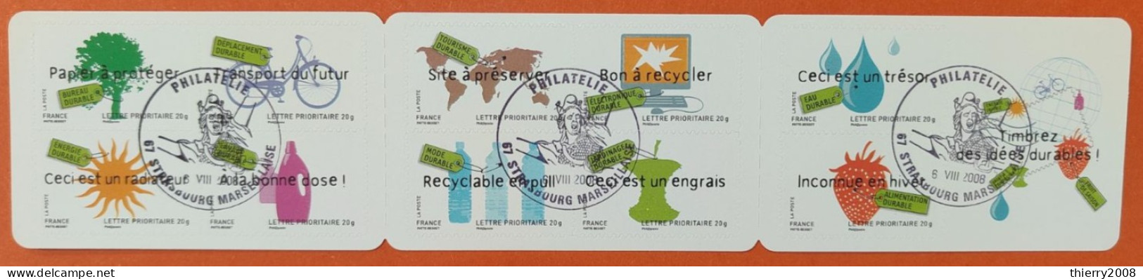 Carnet Non Plié '"Timbres Autoadhésifs"  N° BC183  Avec Oblitération Philathélique De 2008  TTB - Booklets