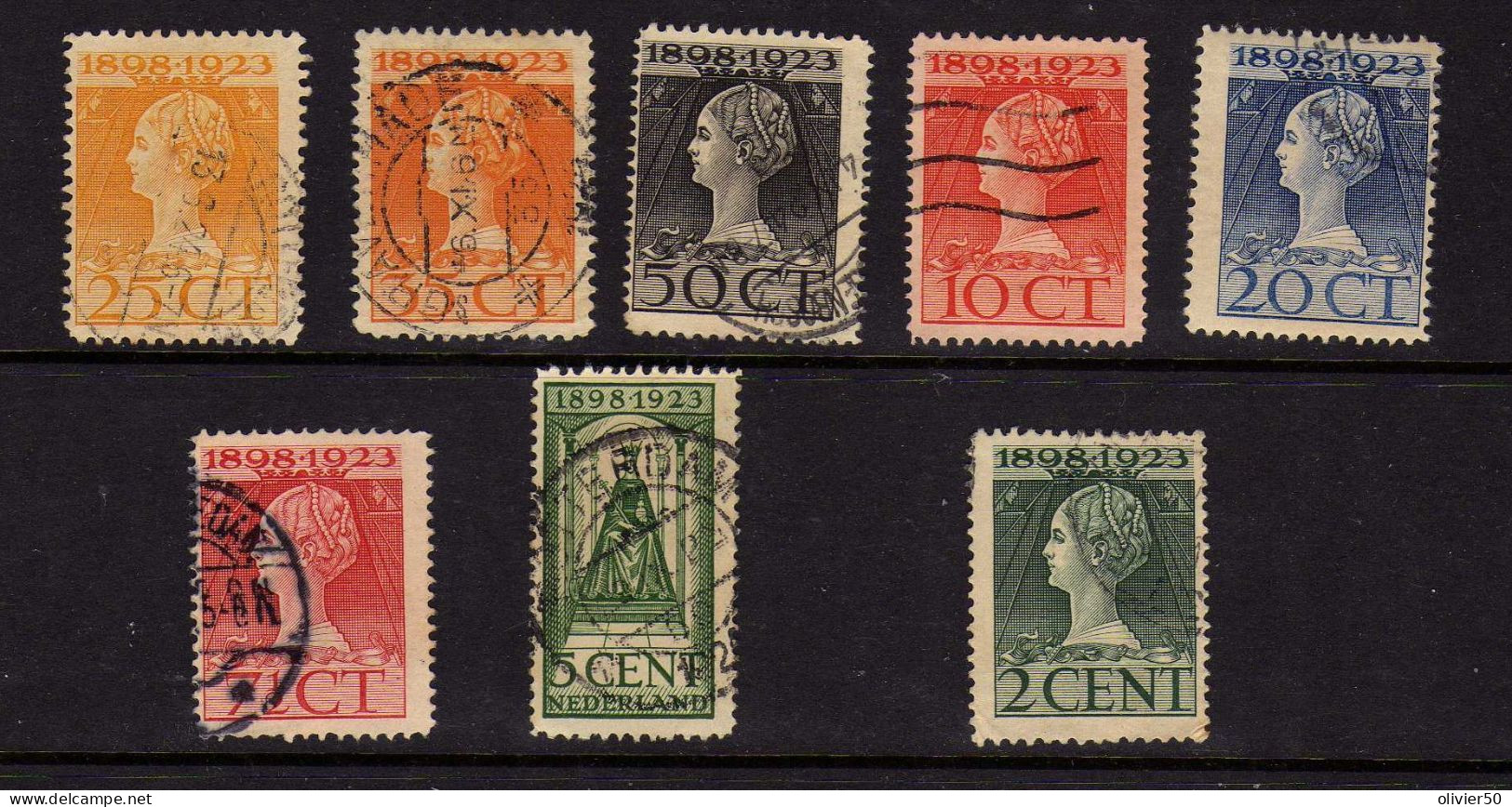 Pays-Bas - 1925 - 25eme Anniversaire Du Couronnement De La Reine Wilhelmine - Obliteres - Gebraucht