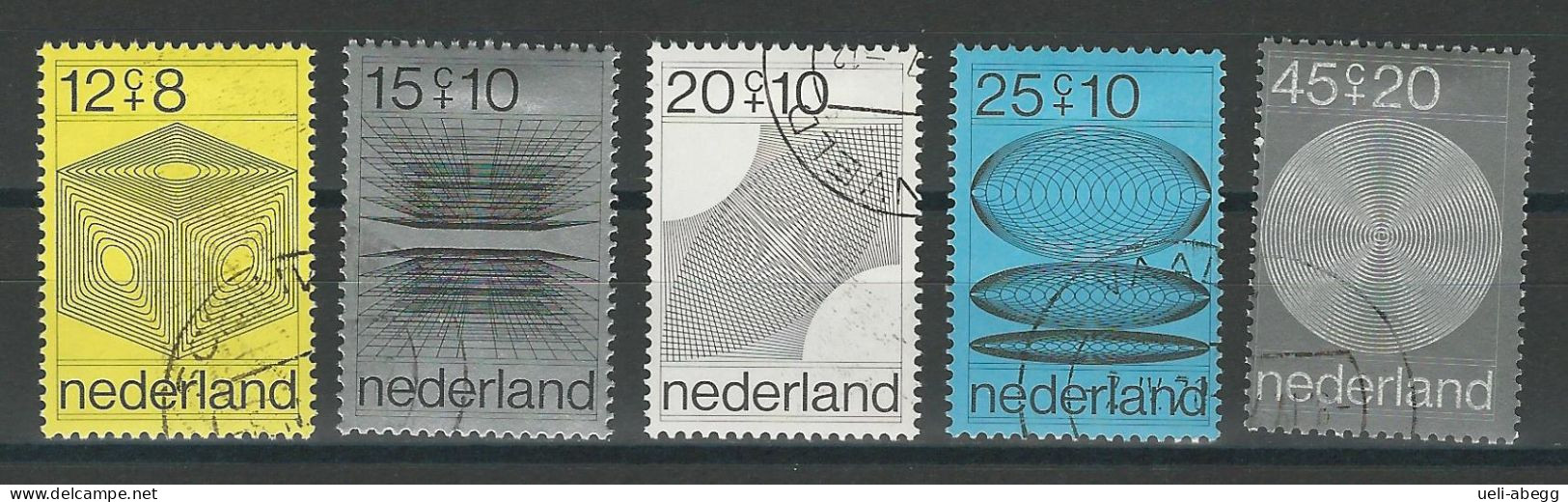 Niederlande NVPH 965-69 , Mi 936-40 O - Oblitérés