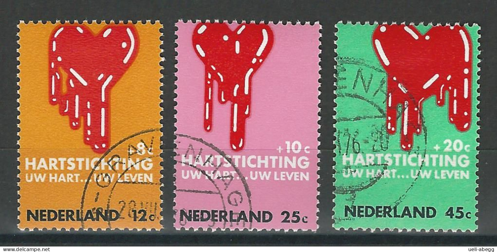 Niederlande NVPH 975-77 , Mi 948-50 O - Gebraucht