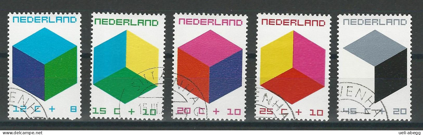 Niederlande NVPH 978-82 , Mi 951-55 O - Gebraucht