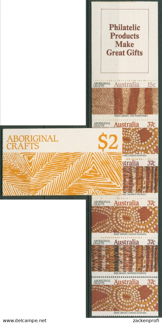 Australien 1987 Handwerkskunst Der Ureinwohner MH 56 Postfrisch (C29470) - Libretti