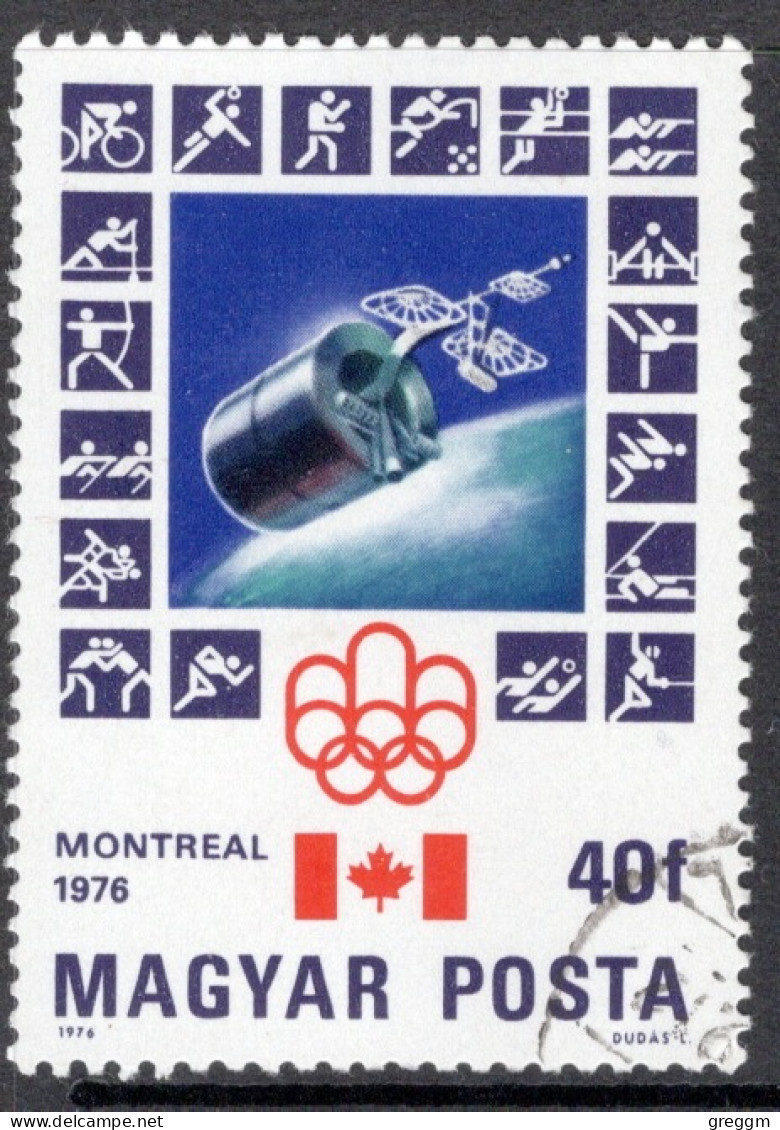 Hungary 1976  Single Stamp Celebrating Olympic Games - Montreal, Canada In Fine Used - Gebraucht