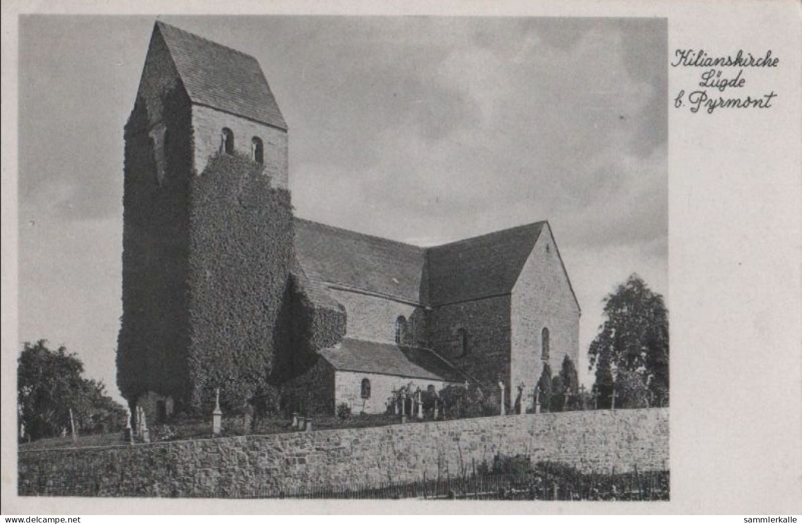 41611 - Lügde - St. Kilianskirche - Ca. 1950 - Luedge