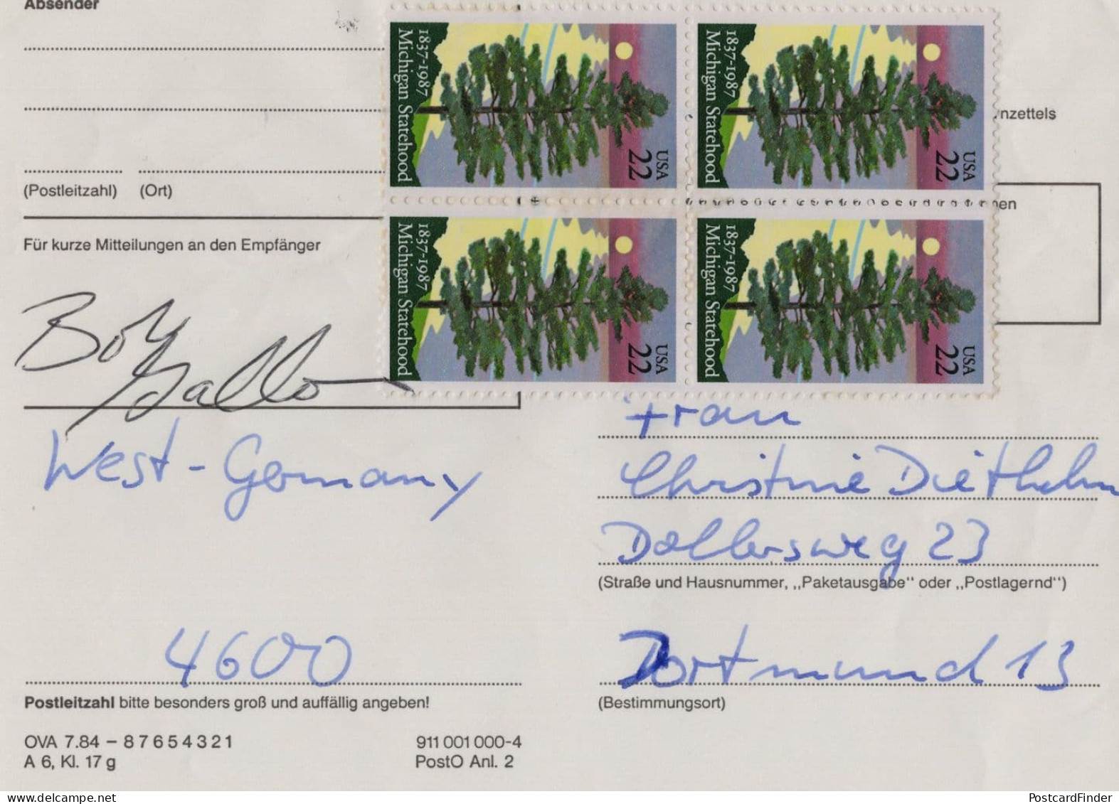 Robert Gallo AIDS HIV  Scientist Hand Signed Postal Envelope - Inventors & Scientists