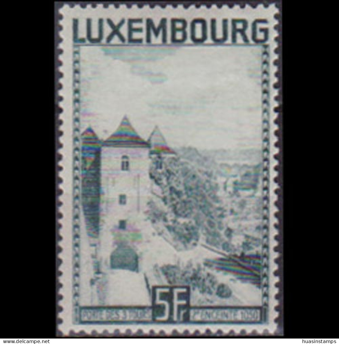 LUXEMBOURG 1934 - Scott# 198 Three Towers Gate Set Of 1 LH - 1926-39 Charlotte Rechtsprofil