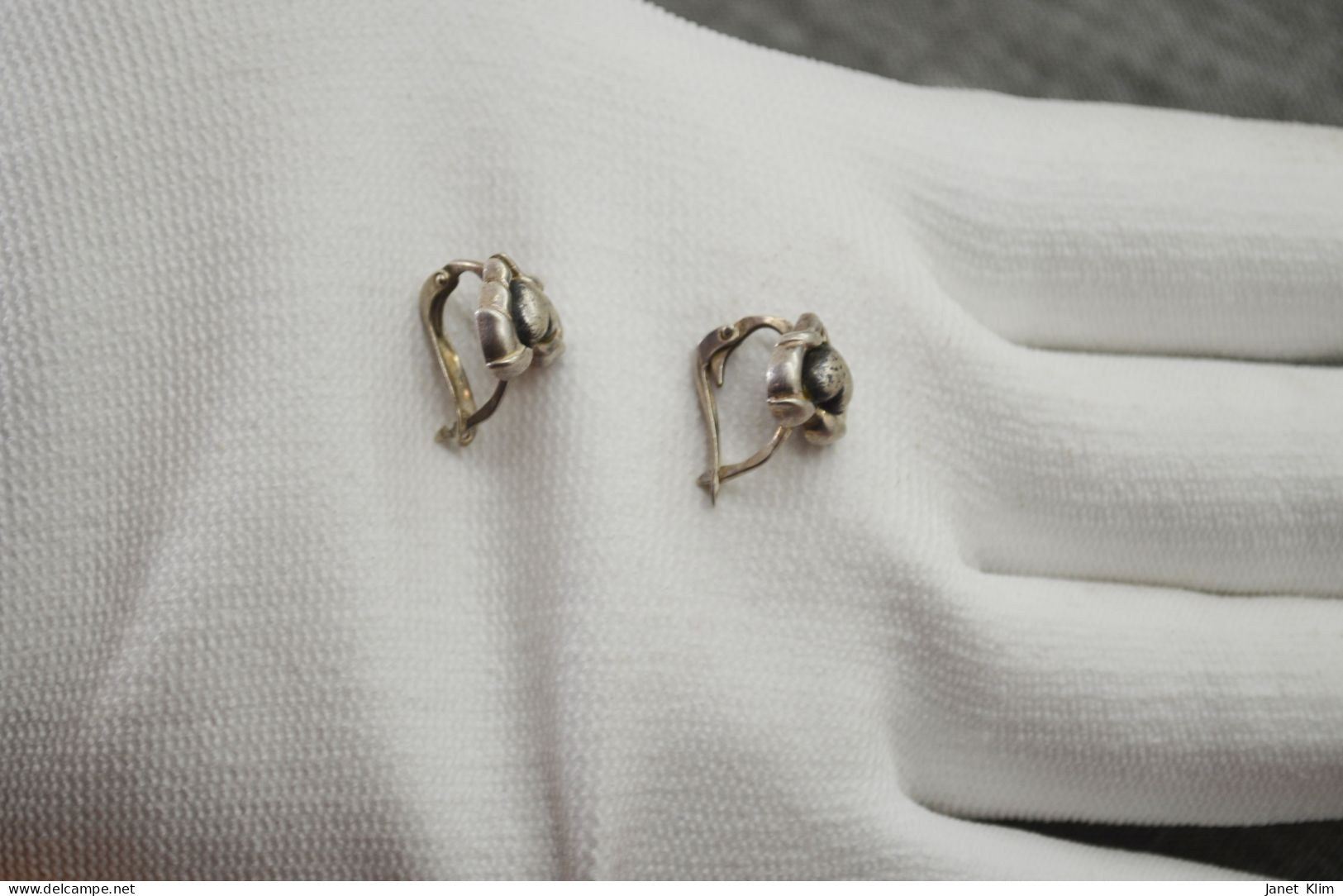 Vintage Silver Earrings - Aretes
