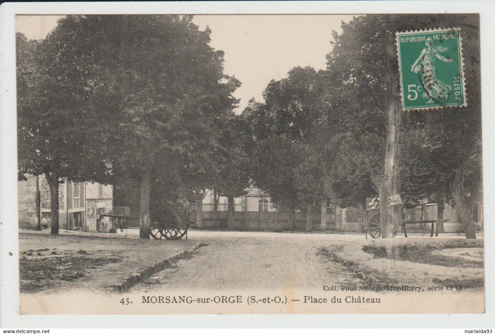 MORSANG SUR ORGE - ESSONNE - PLACE DU CHATEAU - Morsang Sur Orge