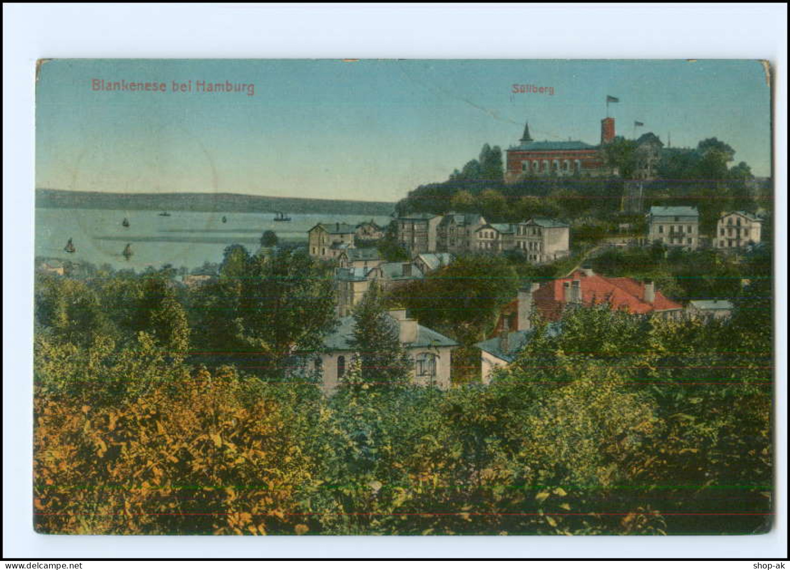 Y22264/ Hamburg Blankenese   Süllberg AK 1913 - Blankenese