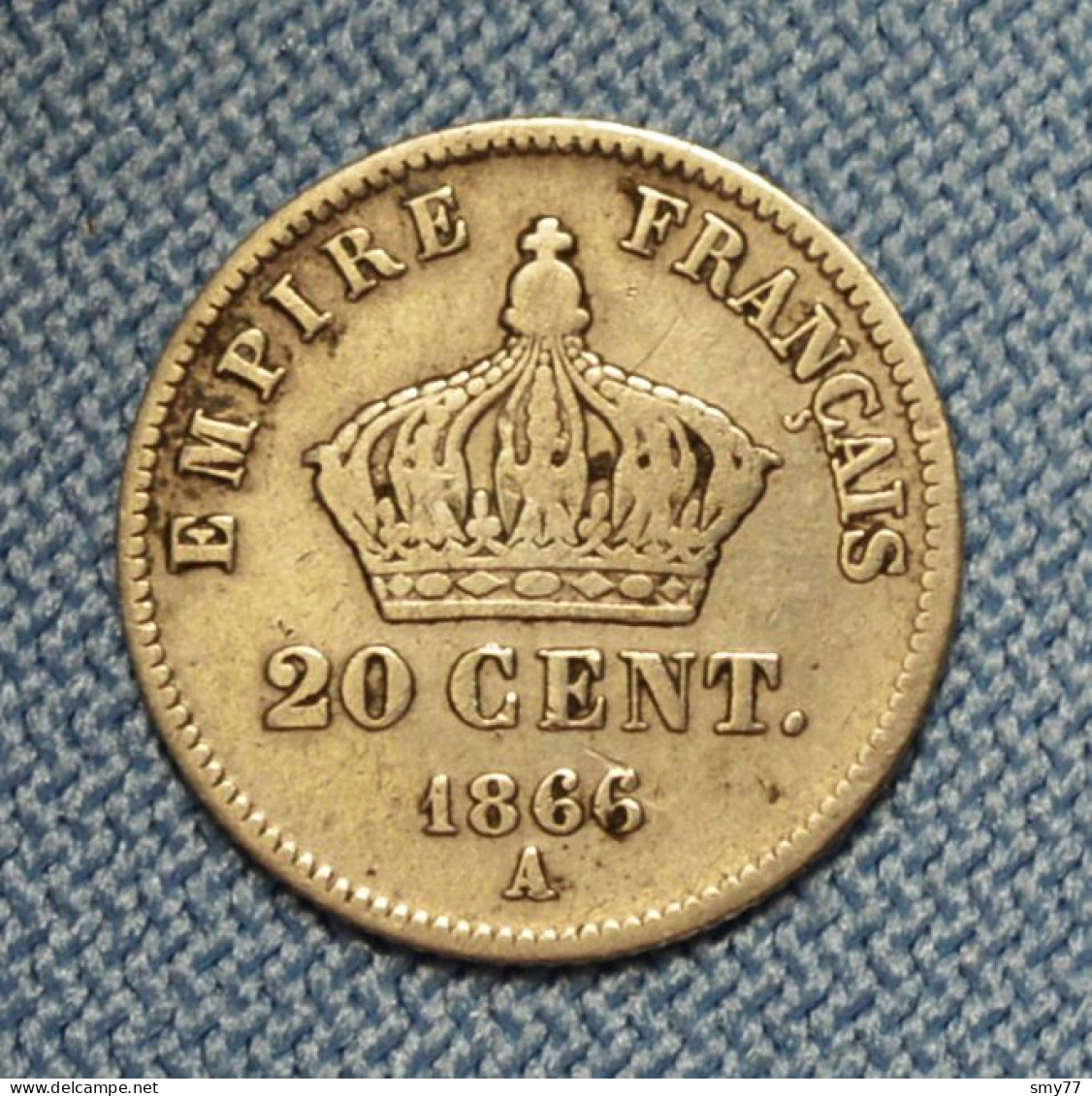 France • 20 Centimes • 1866 A  (Paris) •  [24-327] - 20 Centimes
