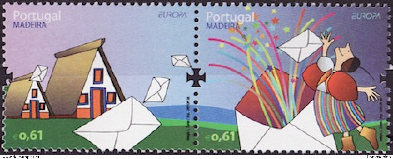 Europa CEPT 2008 Madère - Madeira - Portugal Y&T N°295 à 2965 - Michel N°288 à 289 *** - Se Tenant - 2008