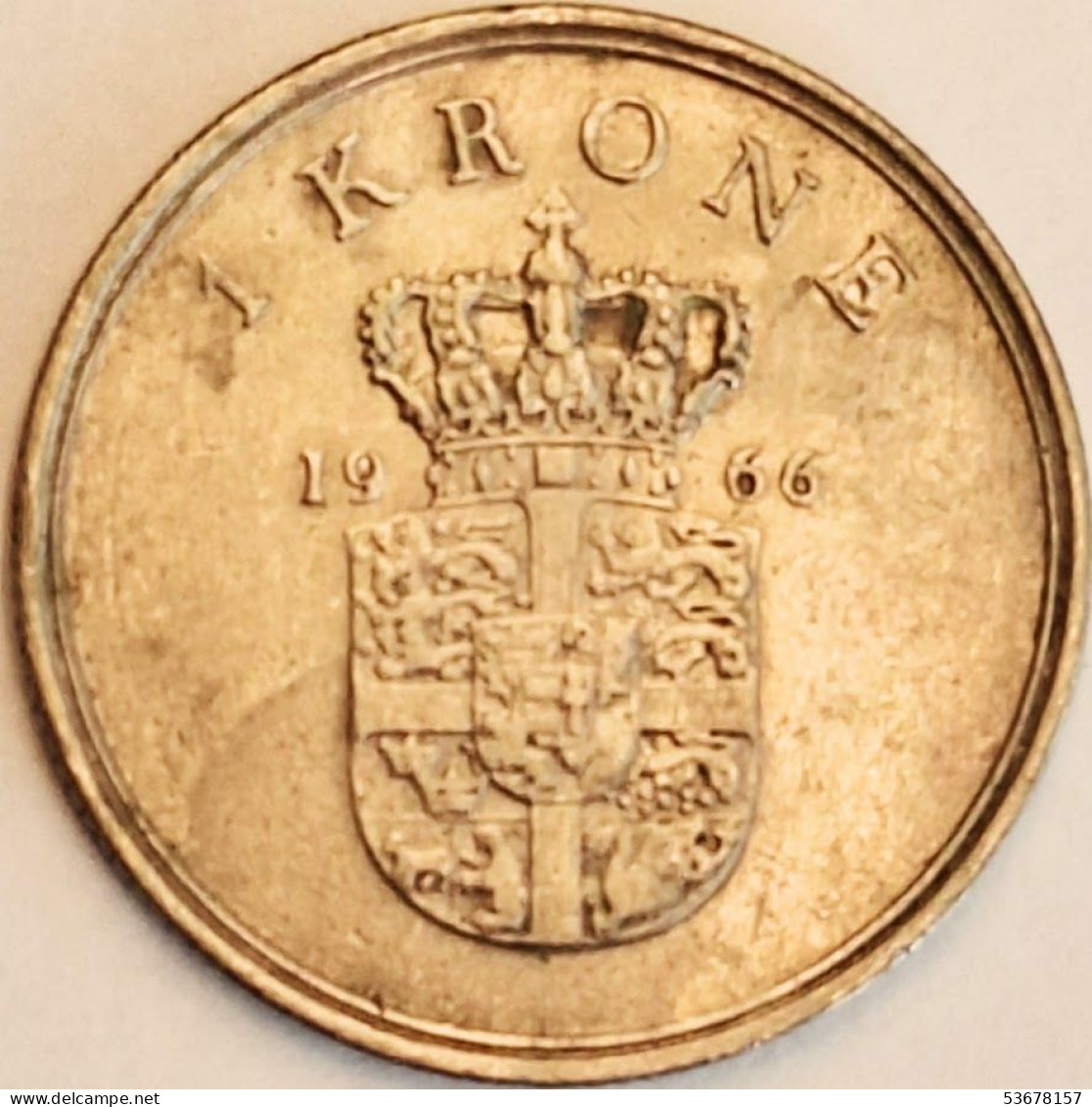 Denmark - Krone 1966, KM# 851.1 (#3779) - Denemarken