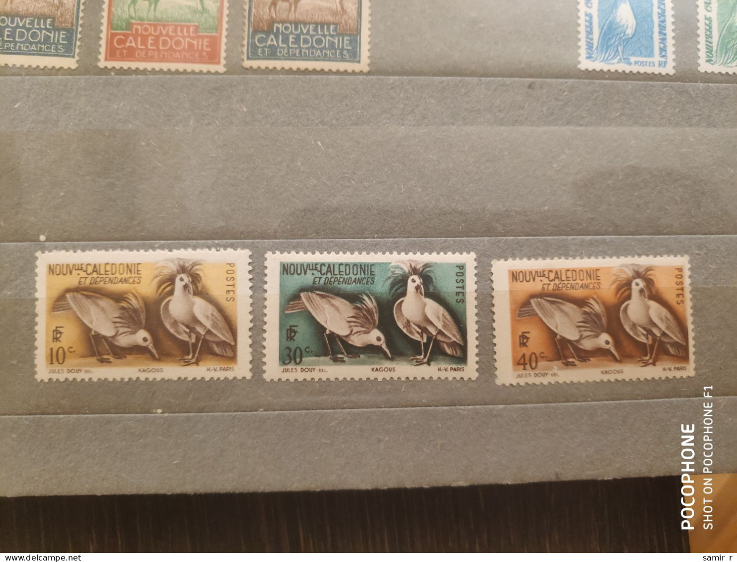 1948	New Caledonia	Birds (F84) - Unused Stamps