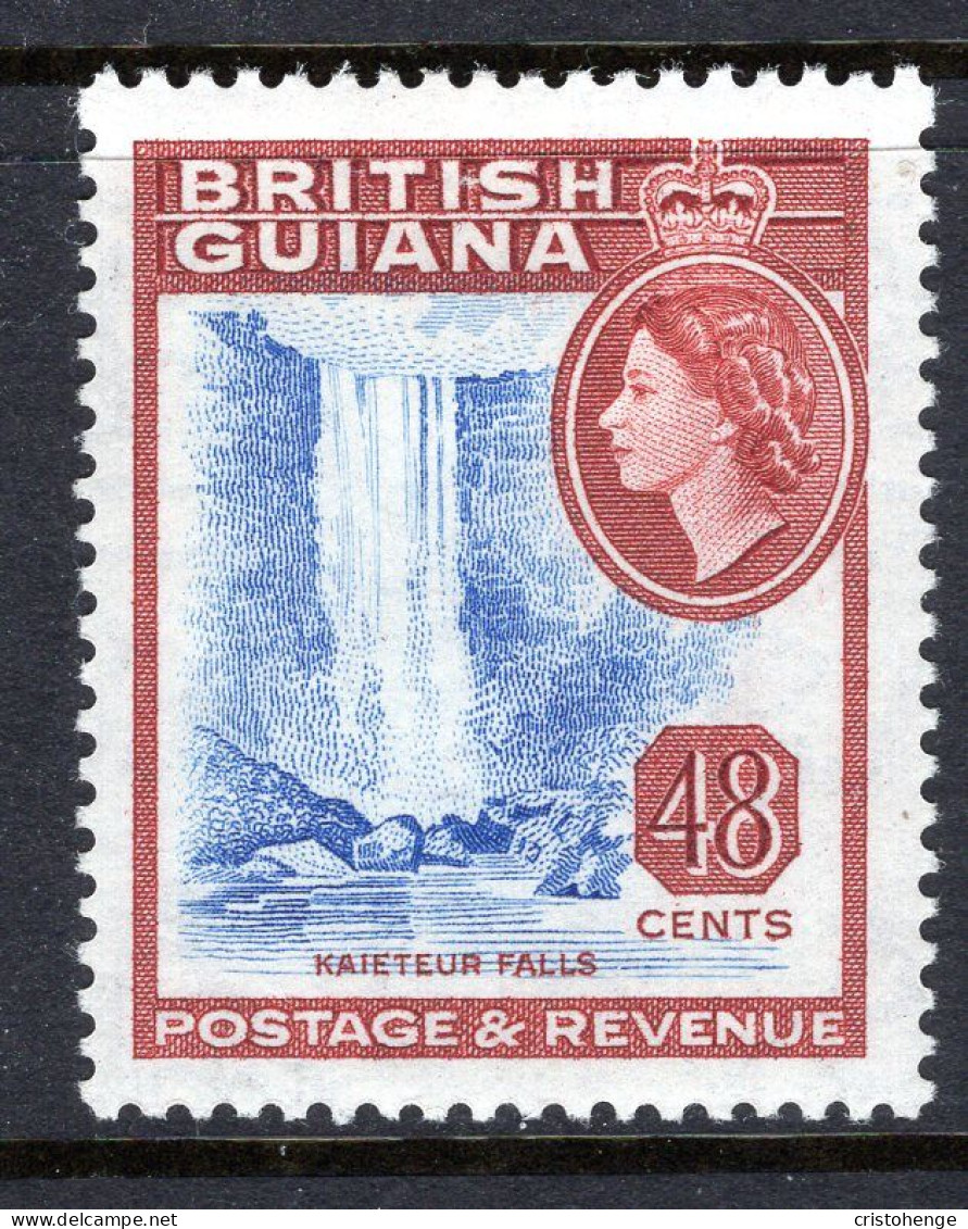 British Guiana 1954-63 QEII Pictorials - 48c Kaieteur Falls HM (SG 341) - Guayana Británica (...-1966)