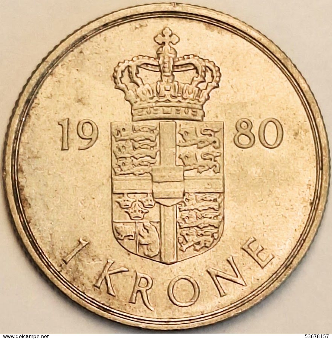 Denmark - Krone 1980, KM# 862.2 (#3787) - Denemarken