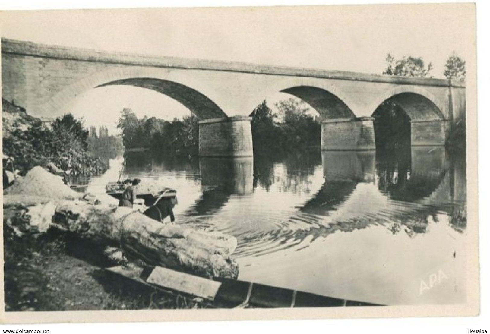 CPSM - Le Pont Sur L'Agout - Vielmur (81) - Vielmur Sur Agout