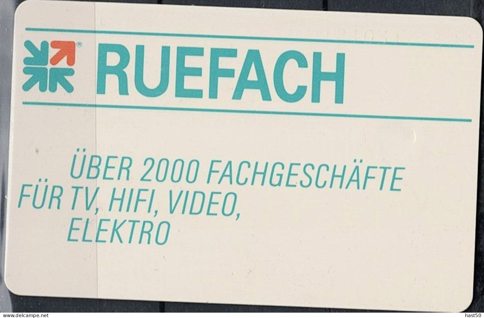 BRD FGR PFA -  S-SERIES : S66 S66 09.92 Ruefach USED -  1992 - S-Series : Guichets Publicité De Tiers