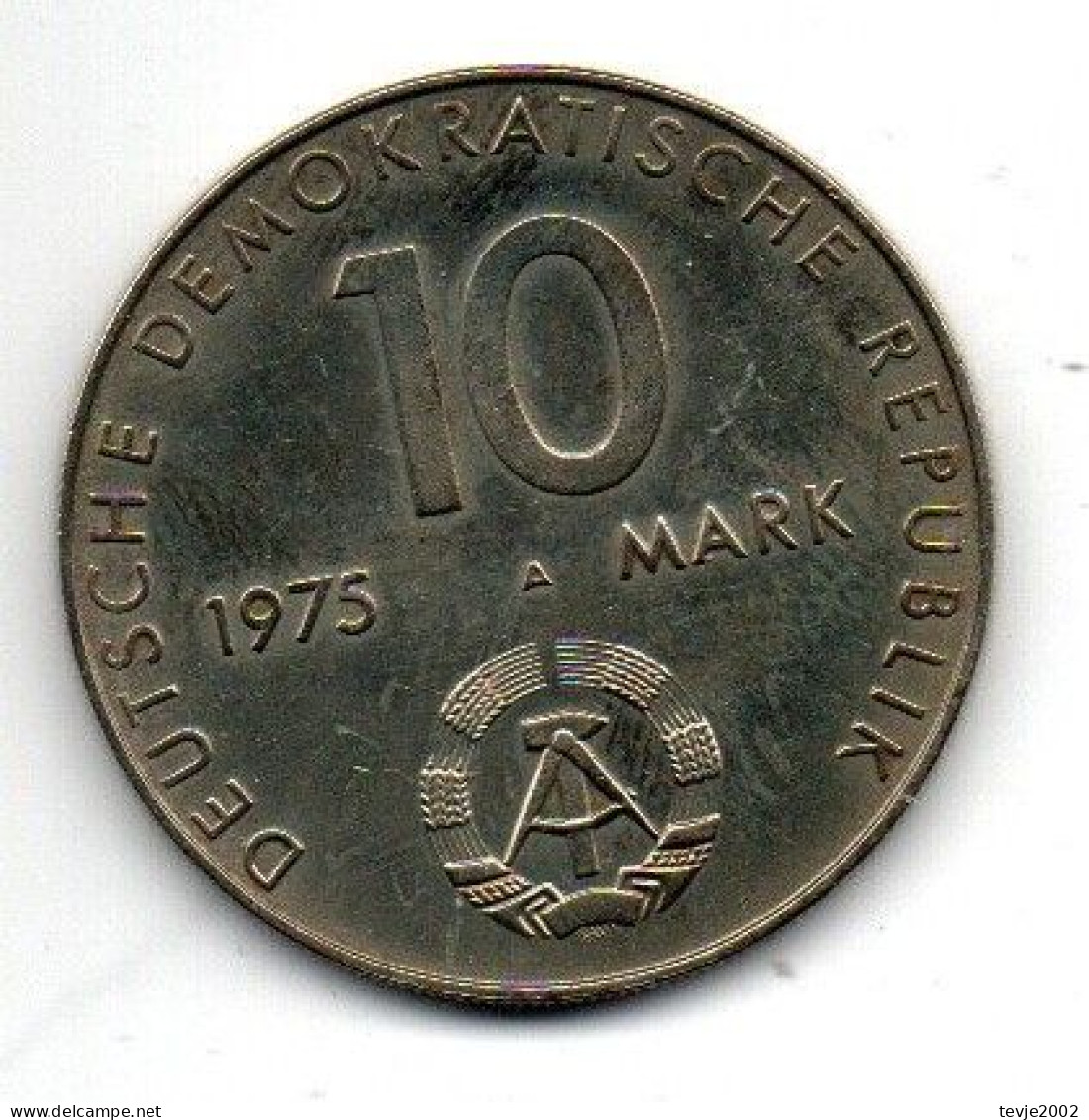 DDR 1975 - 10 Mark - Gebraucht Used - Warschauer Pakt - Altri & Non Classificati