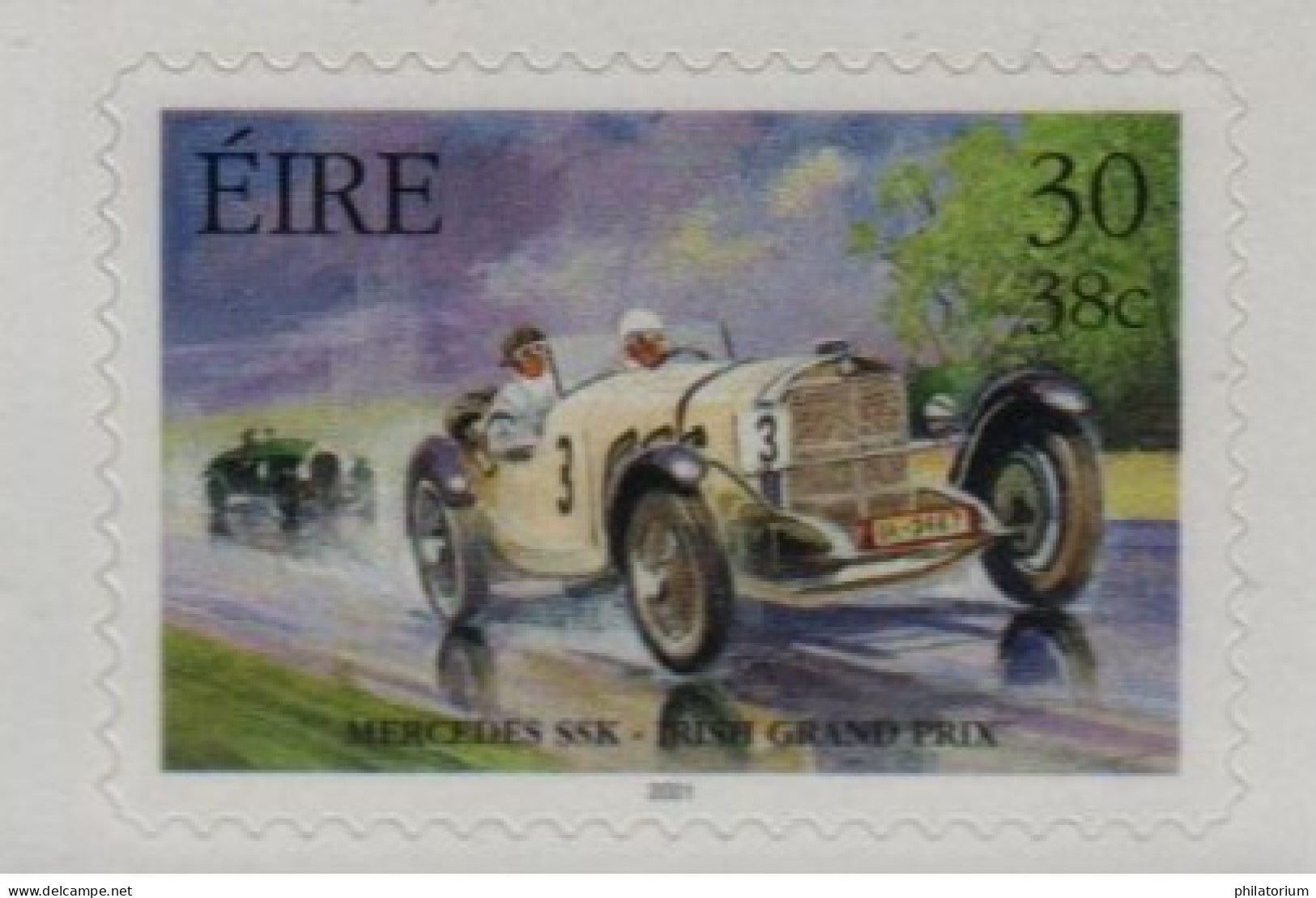 Eire, Irlande, **, Yv 1337, Mi 1329, SG 1507, Mercedes SSK, Grand Prix D'Irlande, Sport Auromobile, - Ungebraucht