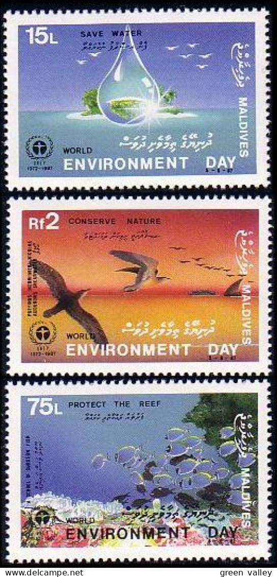 612 Iles Maldives Environnement Day MNH ** Neuf SC (MLD-9b) - Sonstige & Ohne Zuordnung