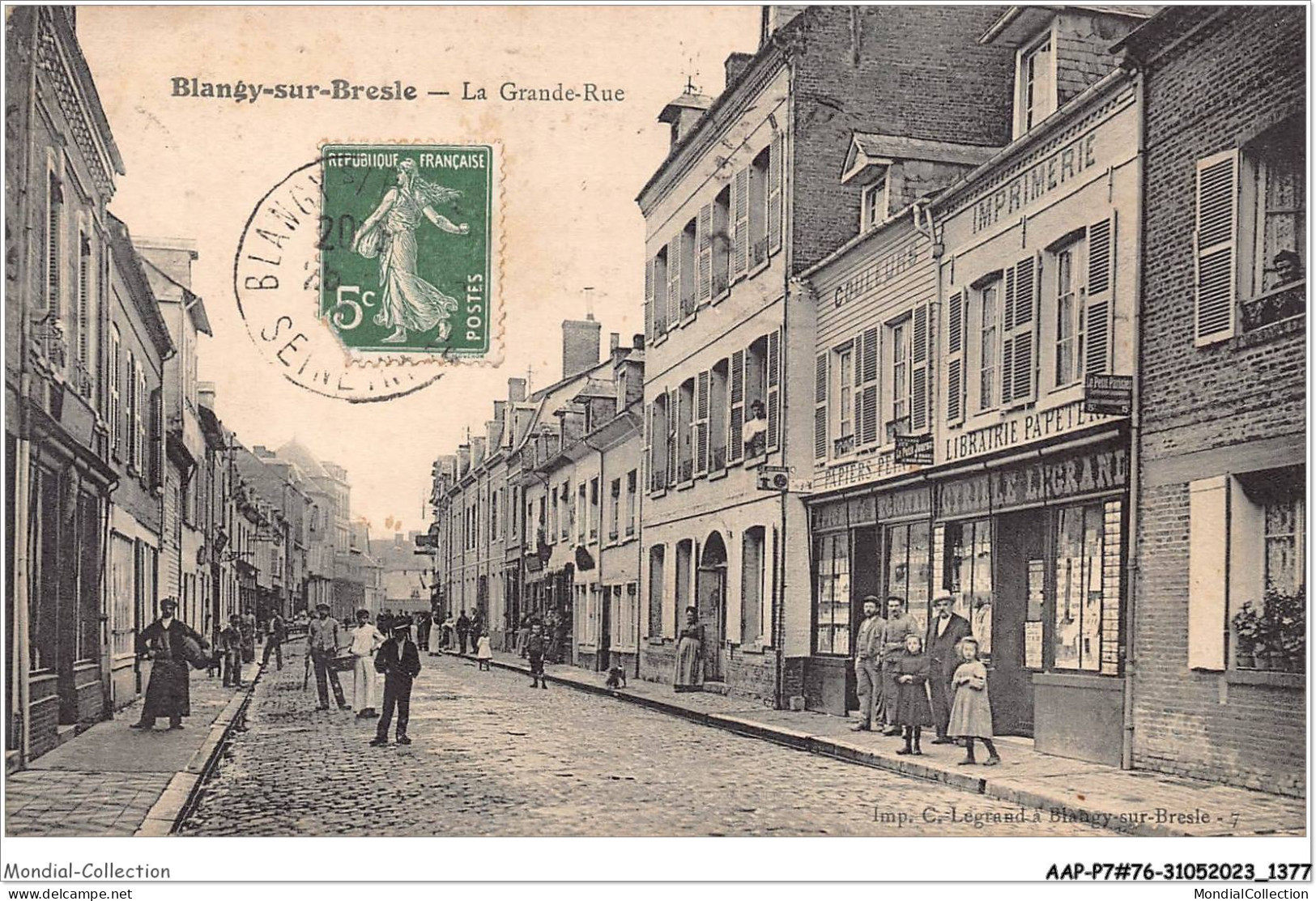 AAPP7-76-0603 - BLANGY-SUR-BRESLE - La Grande-Rue - Blangy-sur-Bresle