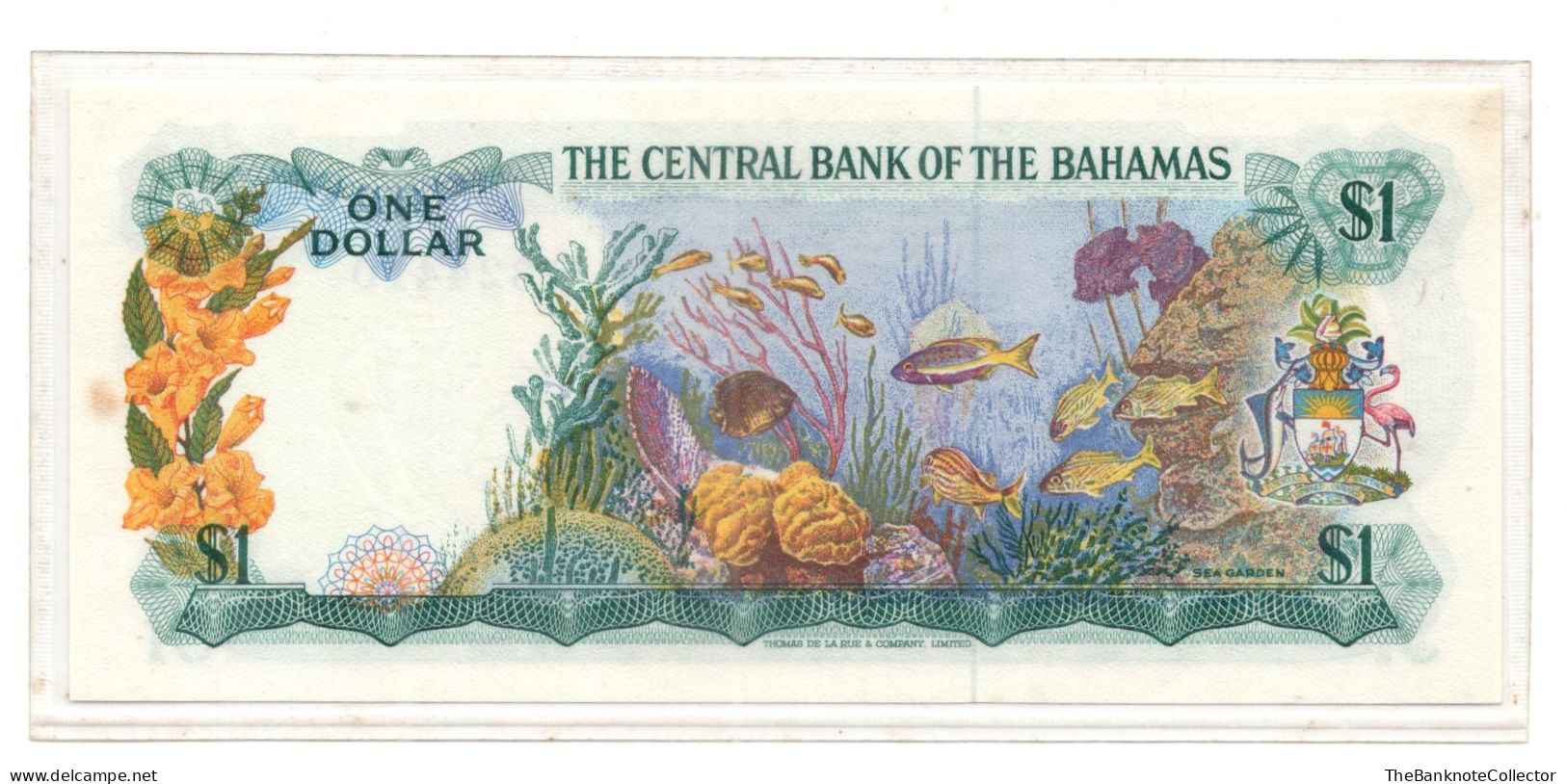 Bahamas Central Bank 1 Dollar 1974 QEII P-35 Donaldson Sign Prefix K/1 - Bahamas