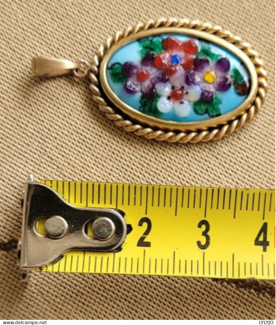 PENDENTIF ÉMAUX BIJOUX JL LE CHEYLARD ARDÈCHE