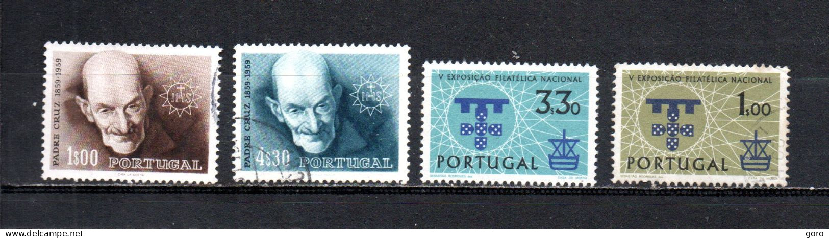 Portugal   1960  .-   868/869-881/882 - Oblitérés