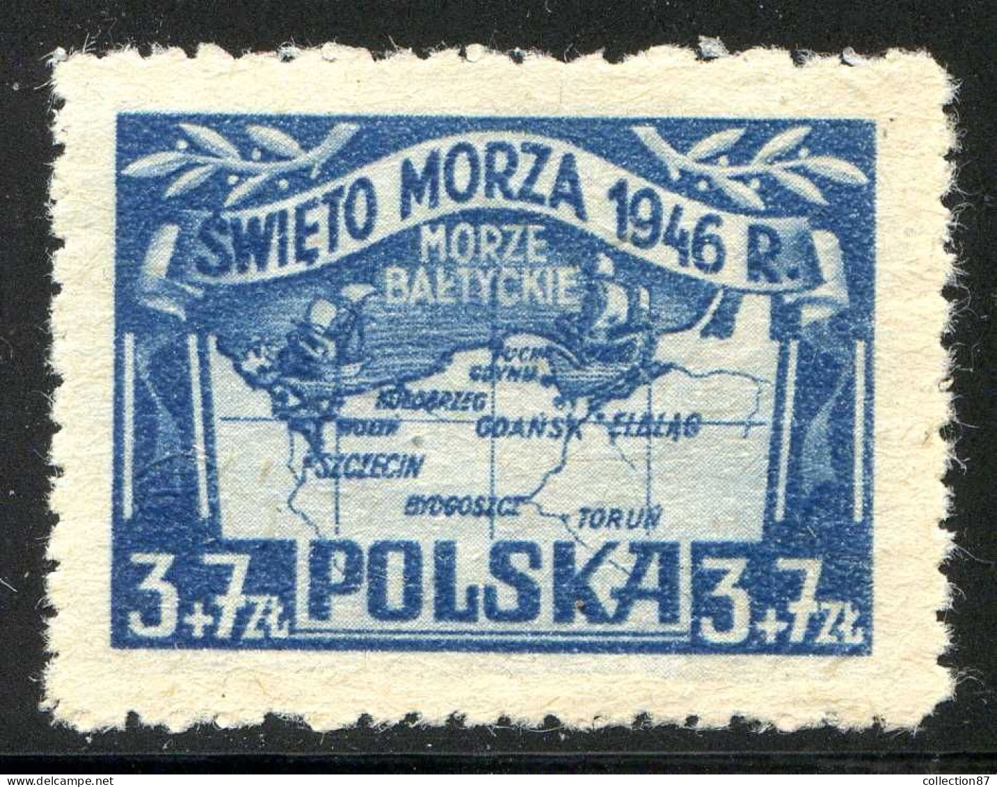 REF 002 > POLOGNE < N° 470 * < Neuf - MH * - Polska - Unused Stamps