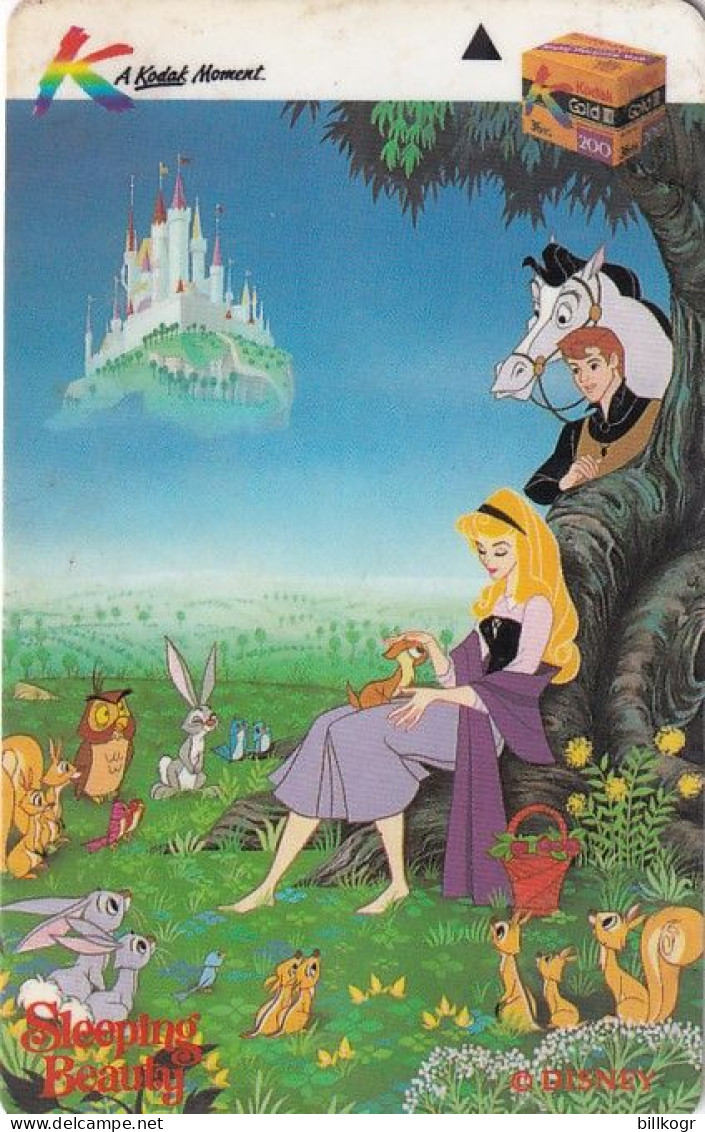 SINGAPORE(GPT) - Disney/Sleeping Beauty, Kodak, CN : 3SKOE/B, Tirage 52000, Used - Singapur