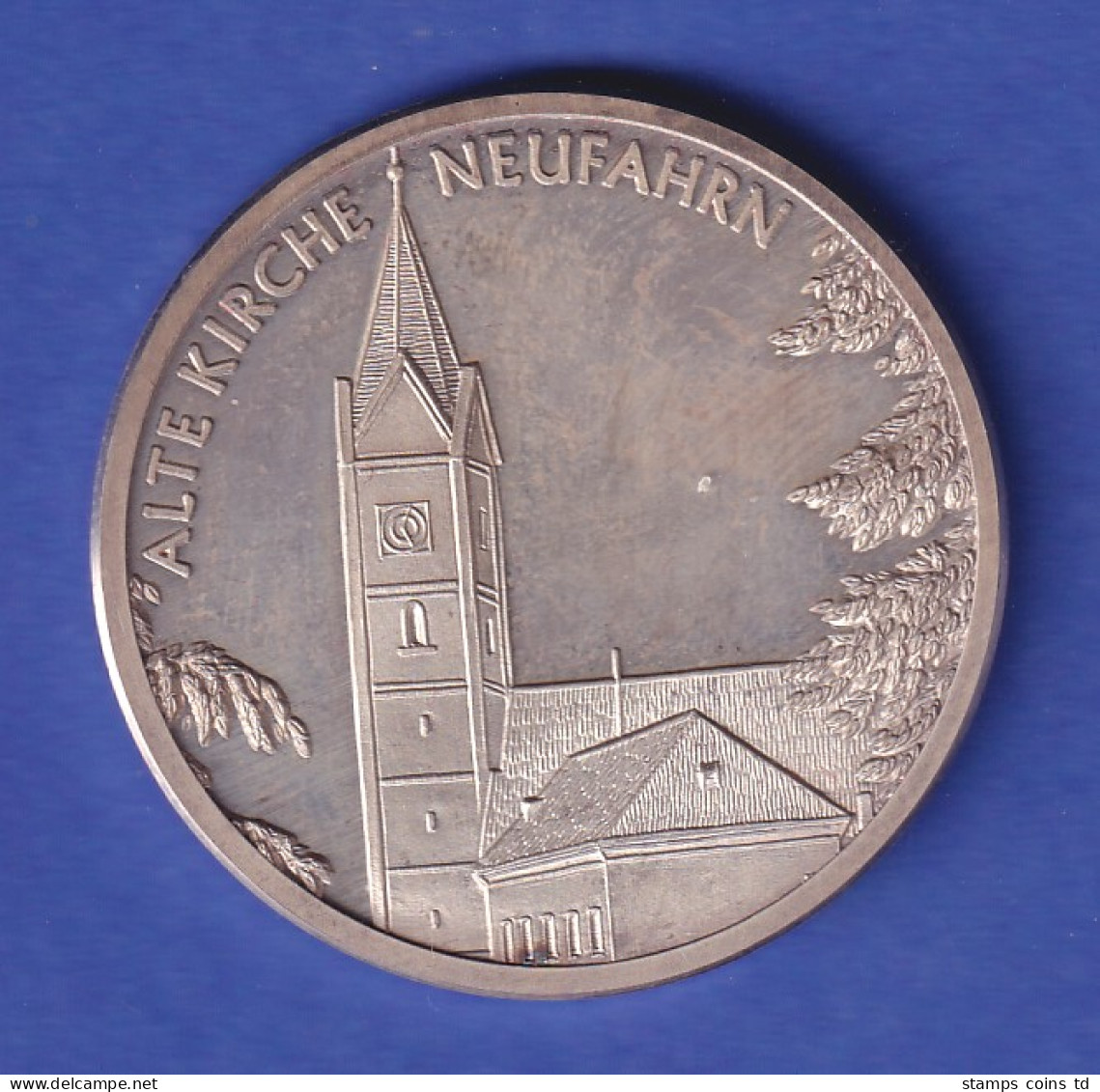 Silbermedaille Neufahrn Bei Freising - Alte Kirche Neufahrn O.J.  PP - Ohne Zuordnung