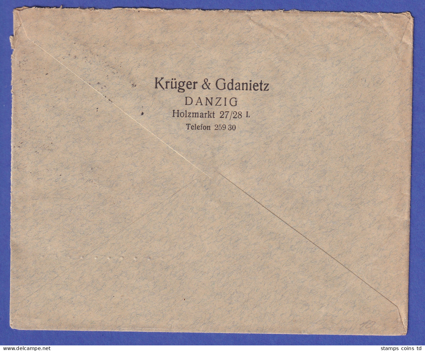 Danzig 1931  Auslandsbrief Nach St. Gallen (Schweiz) - Covers & Documents