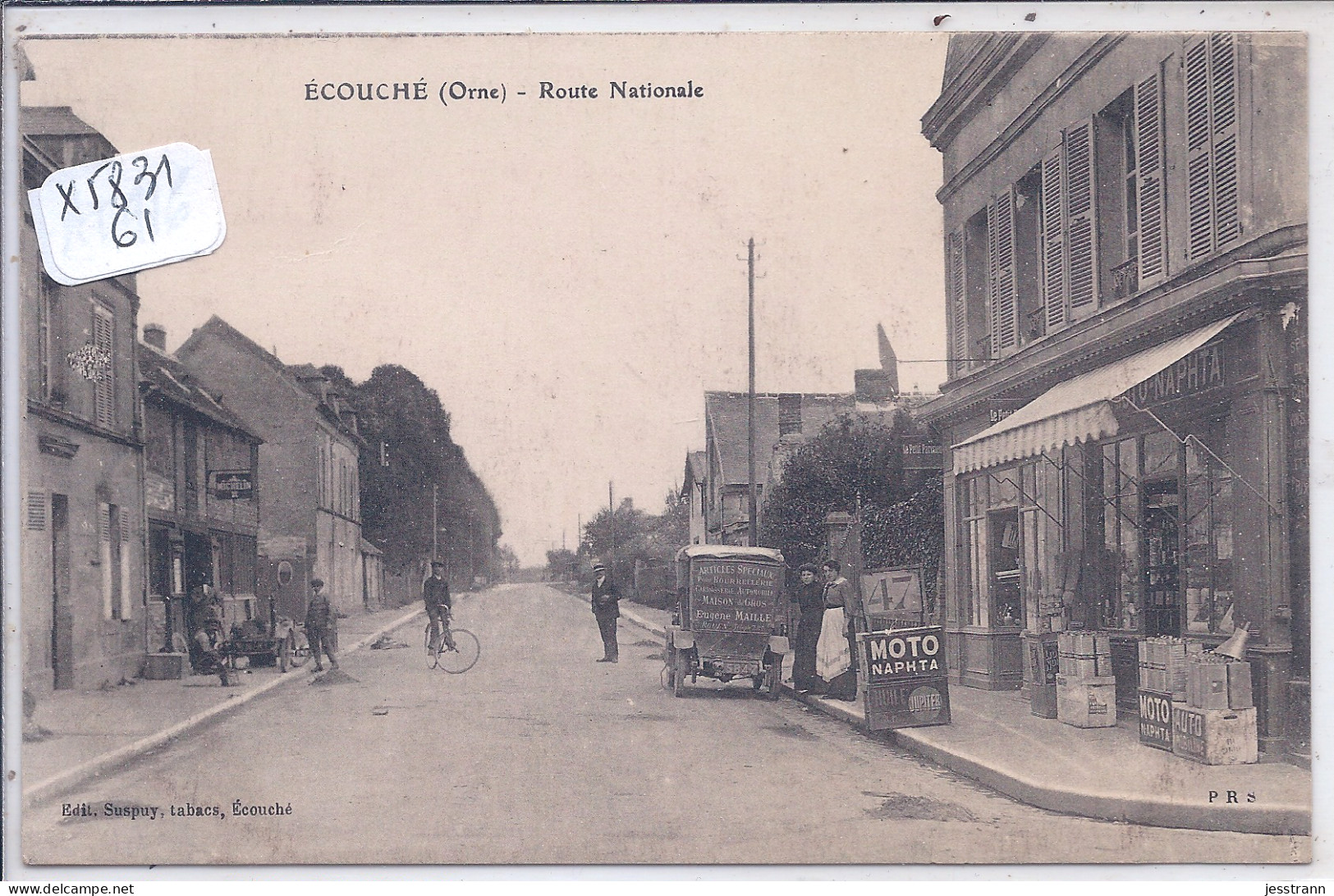 ECOUCHE- ROUTE NATIONALE- TABAC SUSPUY- CAMIONNETTE DE LIVRAISON MAISON EUGENE MAILLE A ROUEN - Ecouche