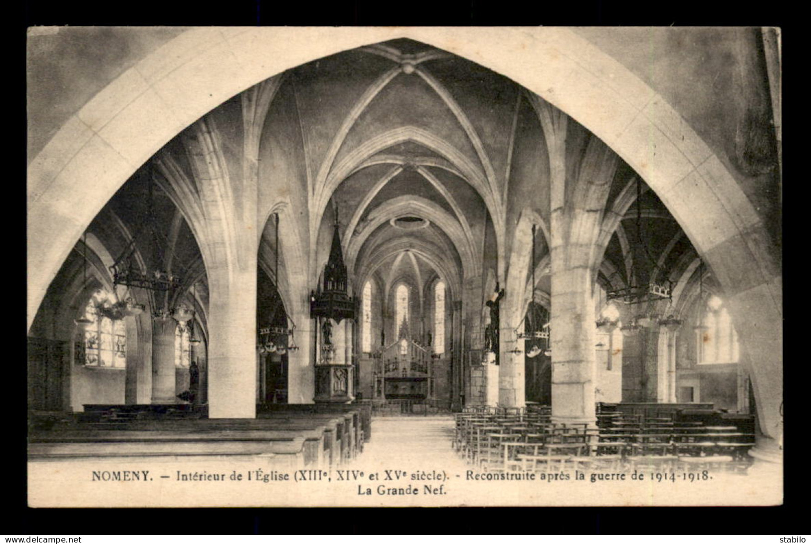 54 - NOMENY - INTERIEUR DE L'EGLISE - Nomeny