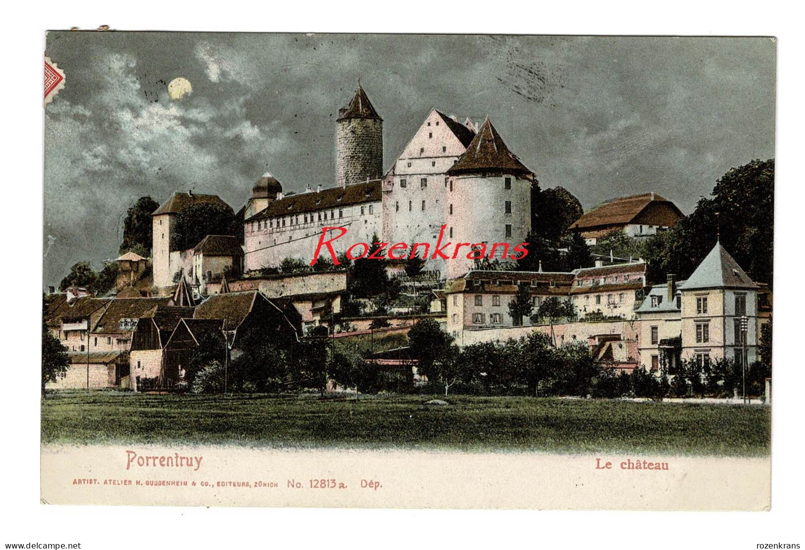 CPA Porrentruy Le Château JU Jura Suisse Schweiw Switzerland Zwitserland - Porrentruy