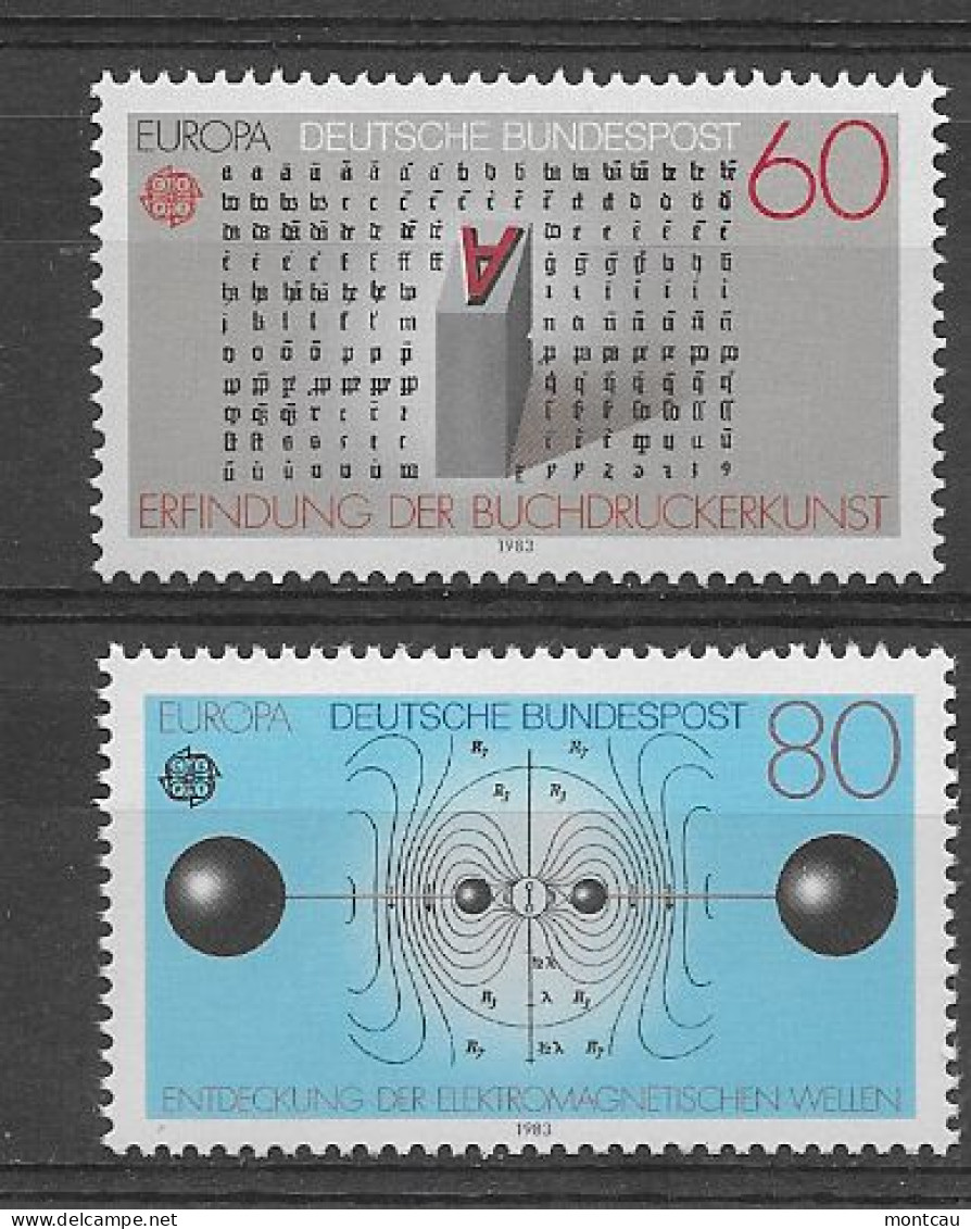 Germany 1983.  Europa Mi 1175-76  (**) - 1983