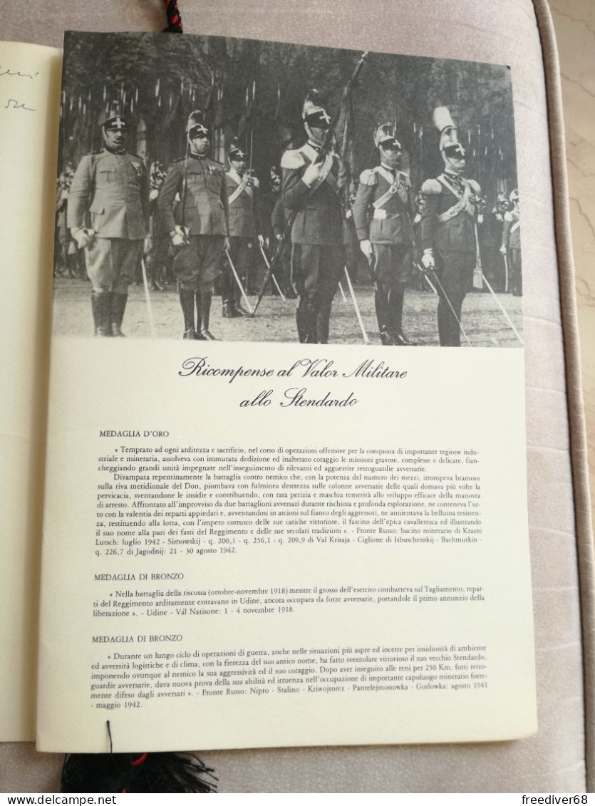 ESERCITO 3° Reggimento SAVOIA Cavalleria 1988 Cordoncino Comandanti RARO Grosseto Brigata Folgore Esplorante Centauro - Grand Format : 1981-90