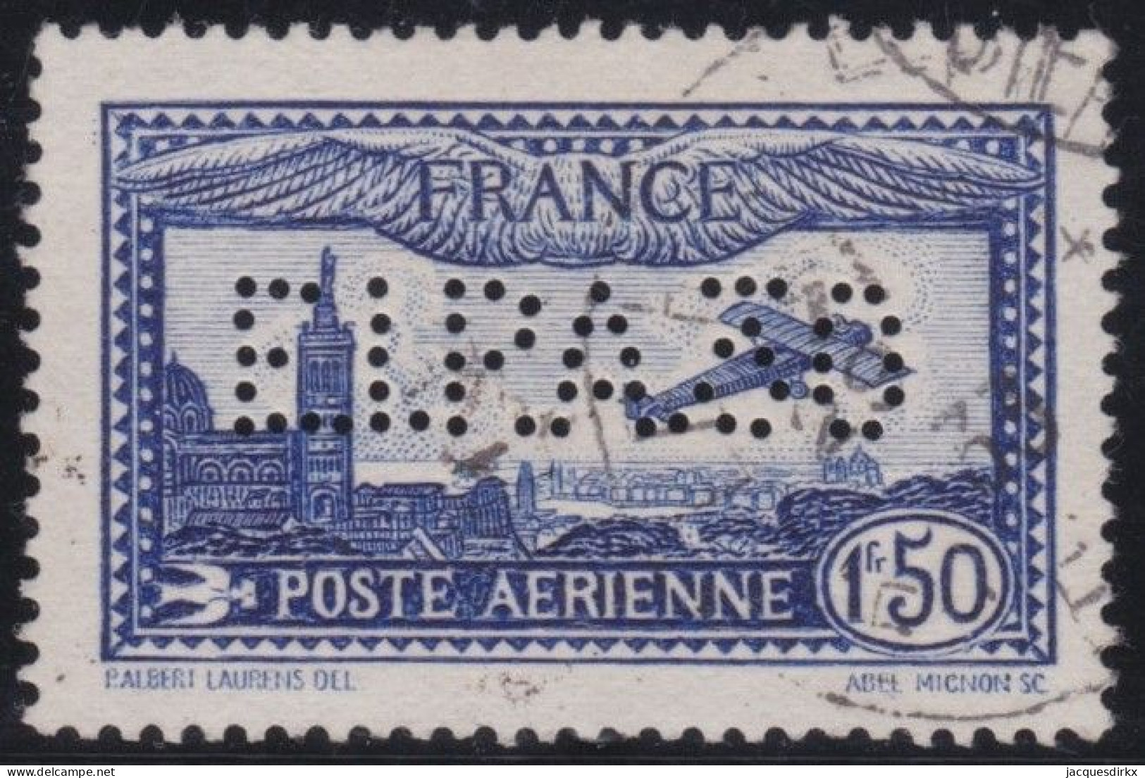 France  .  Y&T   .   PA  6c  (2 Scans)     .    O       .     Oblitéré - 1927-1959 Oblitérés