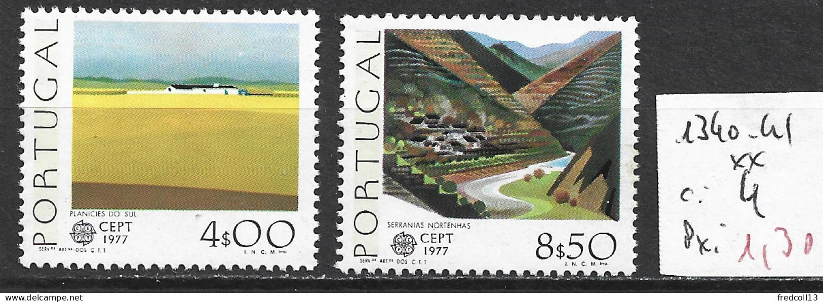 PORTUGAL 1340-41 ** Côte 4 € - 1977