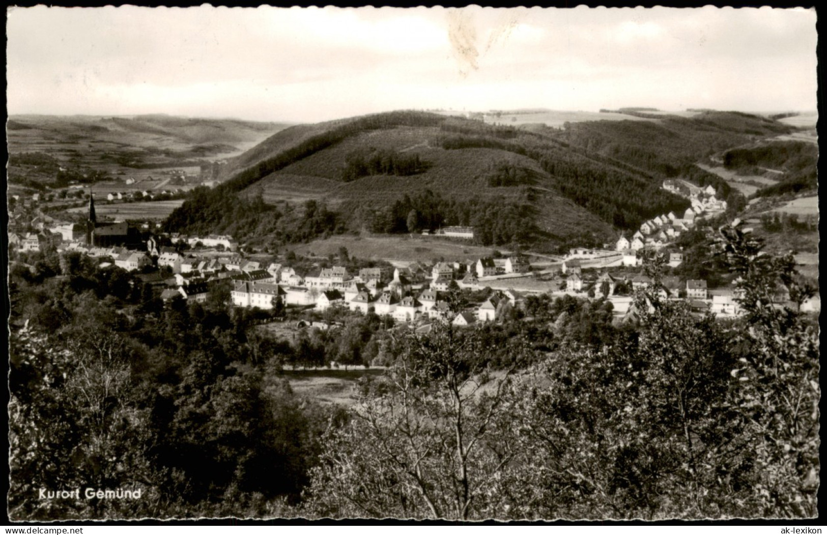 Ansichtskarte Schleiden-Gemünd Panorama-Ansicht Von Gemünd I.d. Eifel 1960 - Schleiden