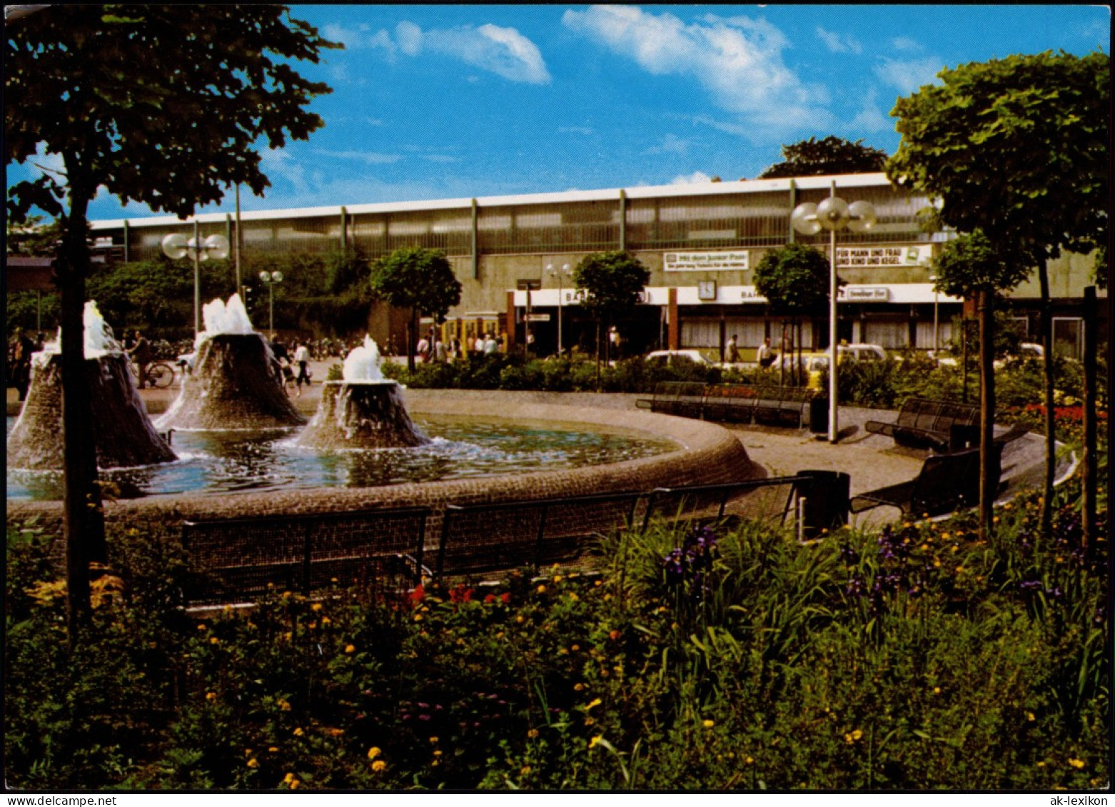 Ansichtskarte Delmenhorst Demost Bahnhofsplatz 1978 - Delmenhorst