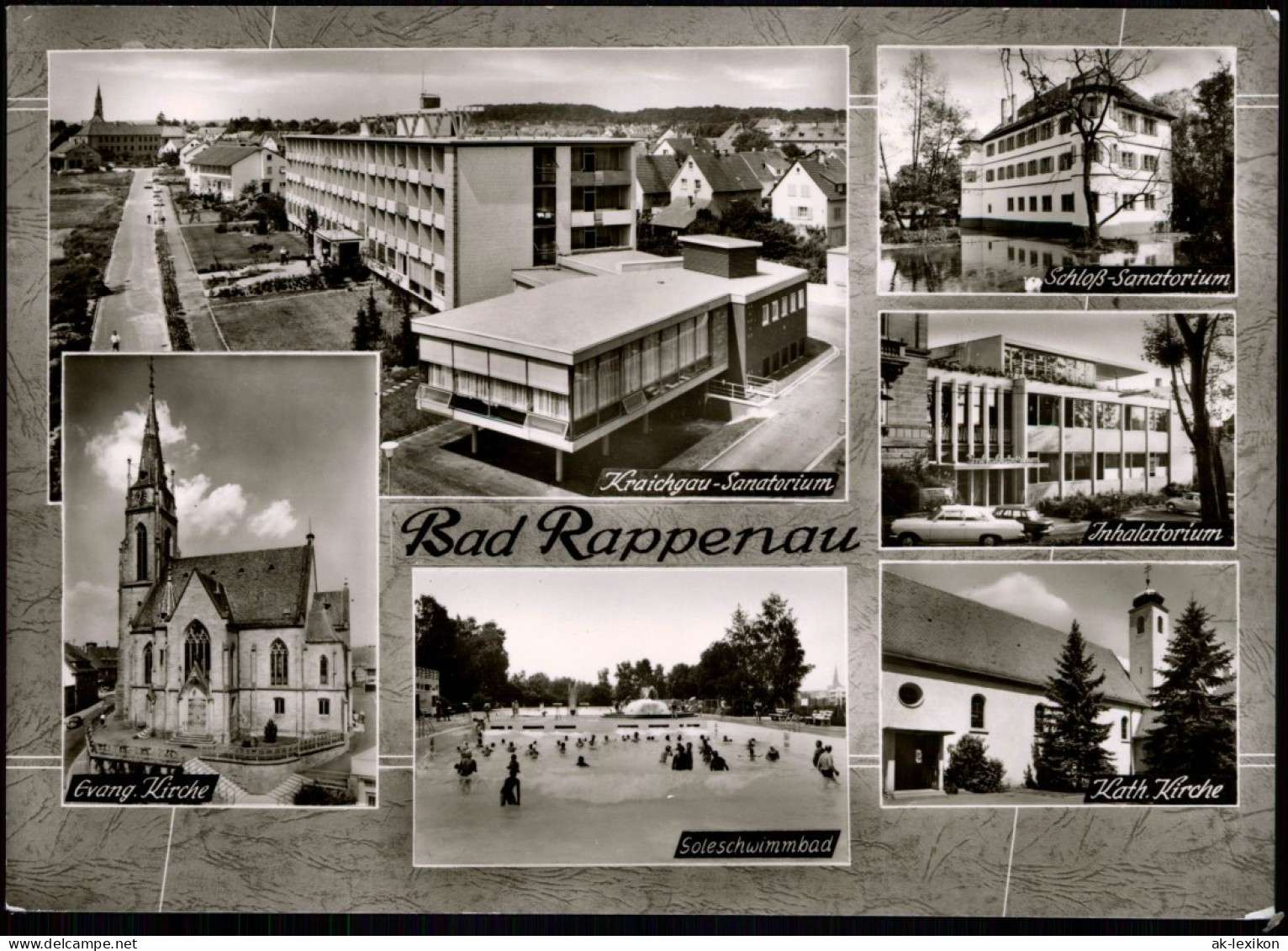 Bad Rappenau MB Kraichgau-Sanatorium Soleschwimmbad Schloß-Sanatorium  1970 - Bad Rappenau