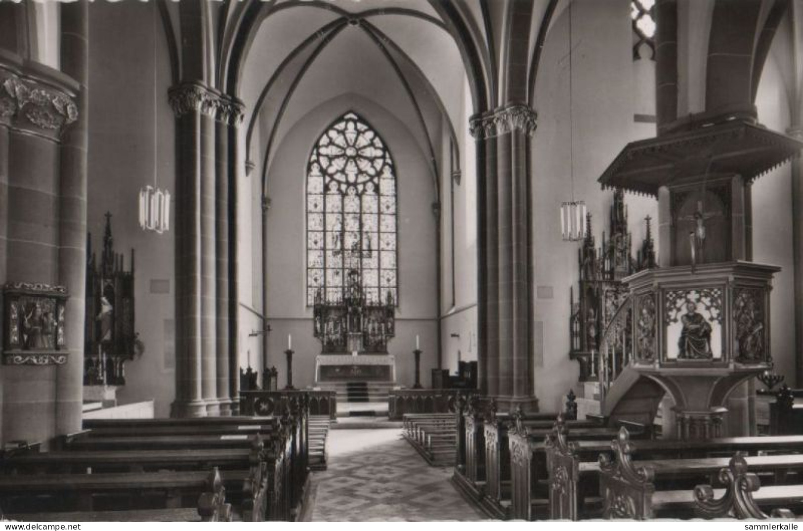 86398 - Lügde - Kath. Pfarrkirche, St. Marien - 1963 - Luedge