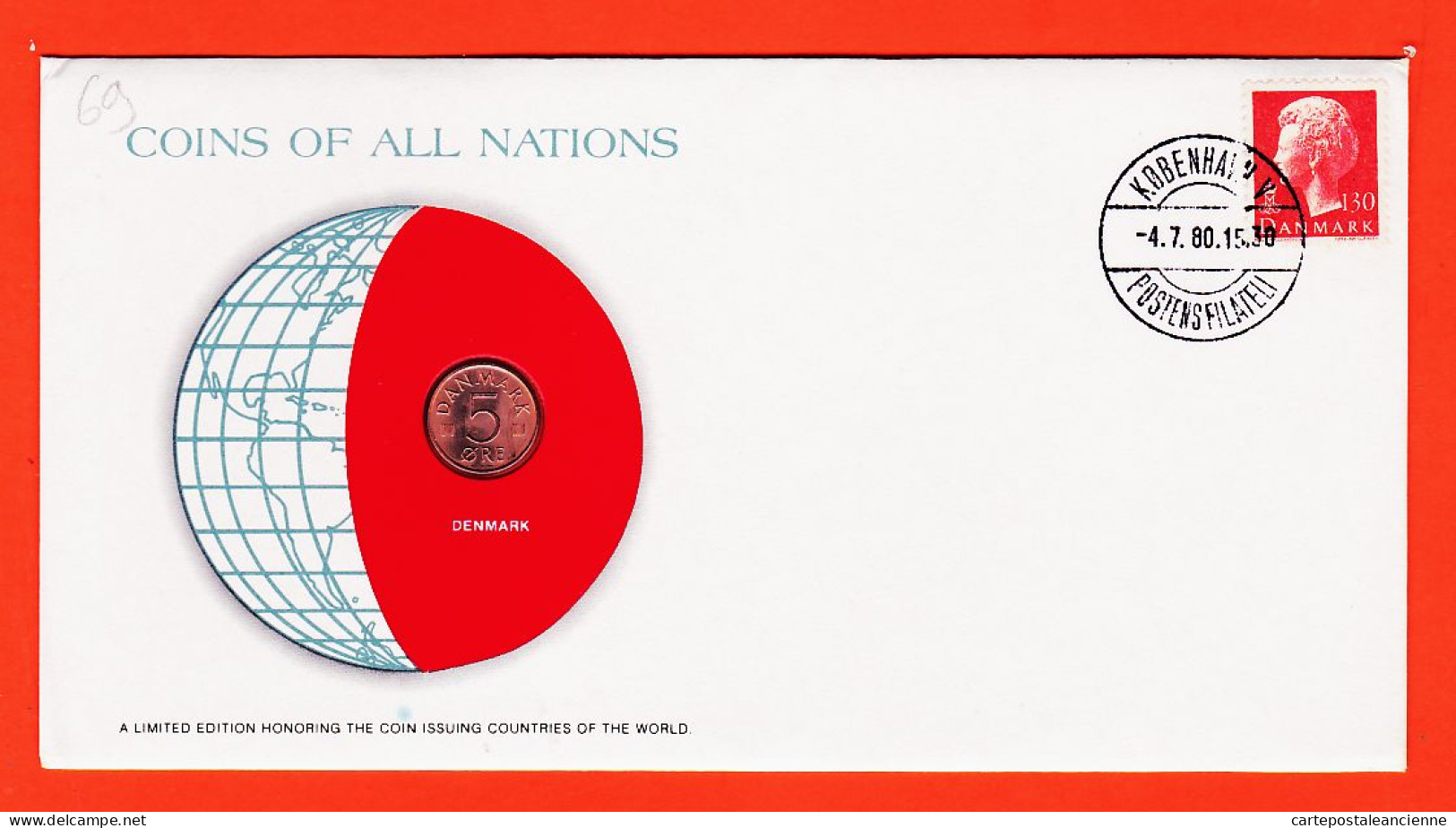 38000 / ⭐ DENMARK 5 Øre - MARGRETHE II 1977 København COINS Of All NATIONS Limited Edition Coin Countries World - Denemarken