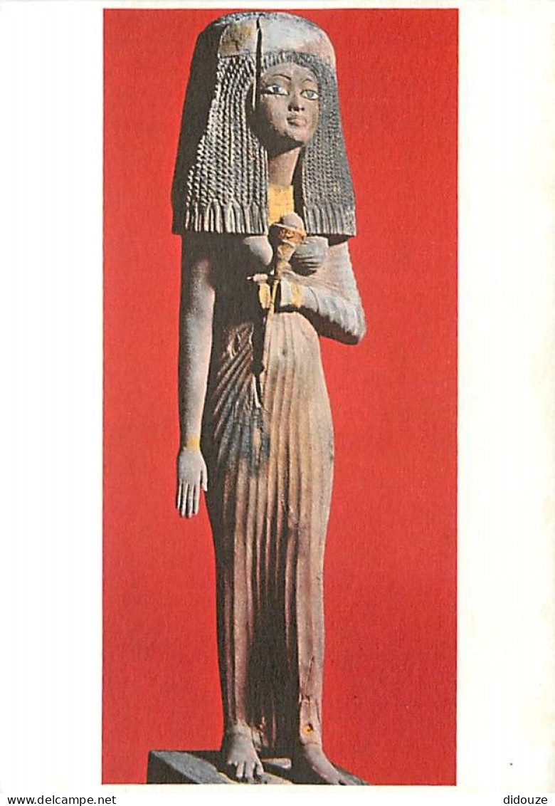Egypte - Le Caire - Cairo - Musée Archéologique - Antiquité Egyptienne - Élégante Du Nouvel Empire. Statuette En Bois. F - Museen