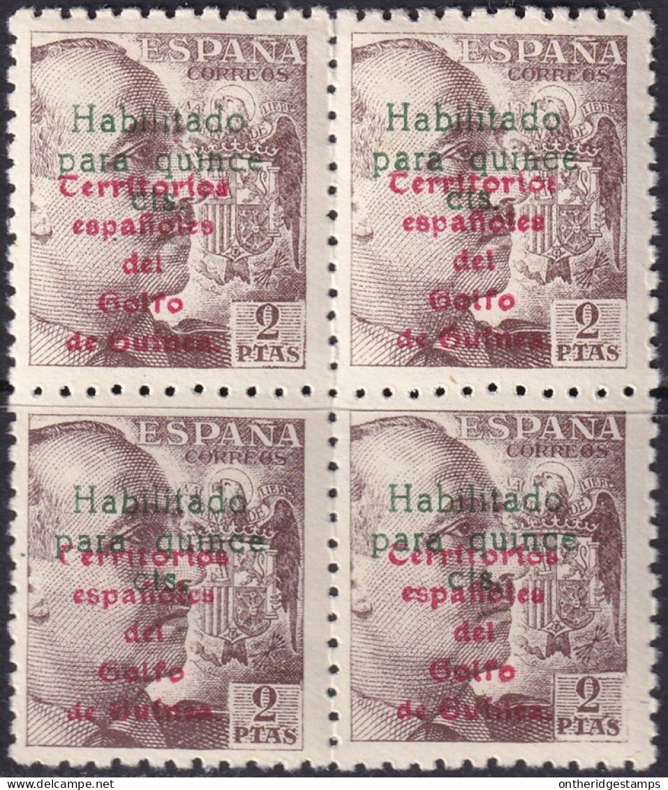 Spanish Guinea 1949 Sc 303 Ed 274 Block MNH** - Spanish Guinea