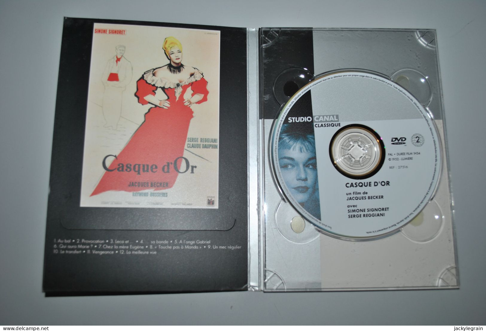 DVD "Casque D'Or"/Signoret Bon état Vente En Belgique Uniquement Envoi Bpost : 3 € - Classiques