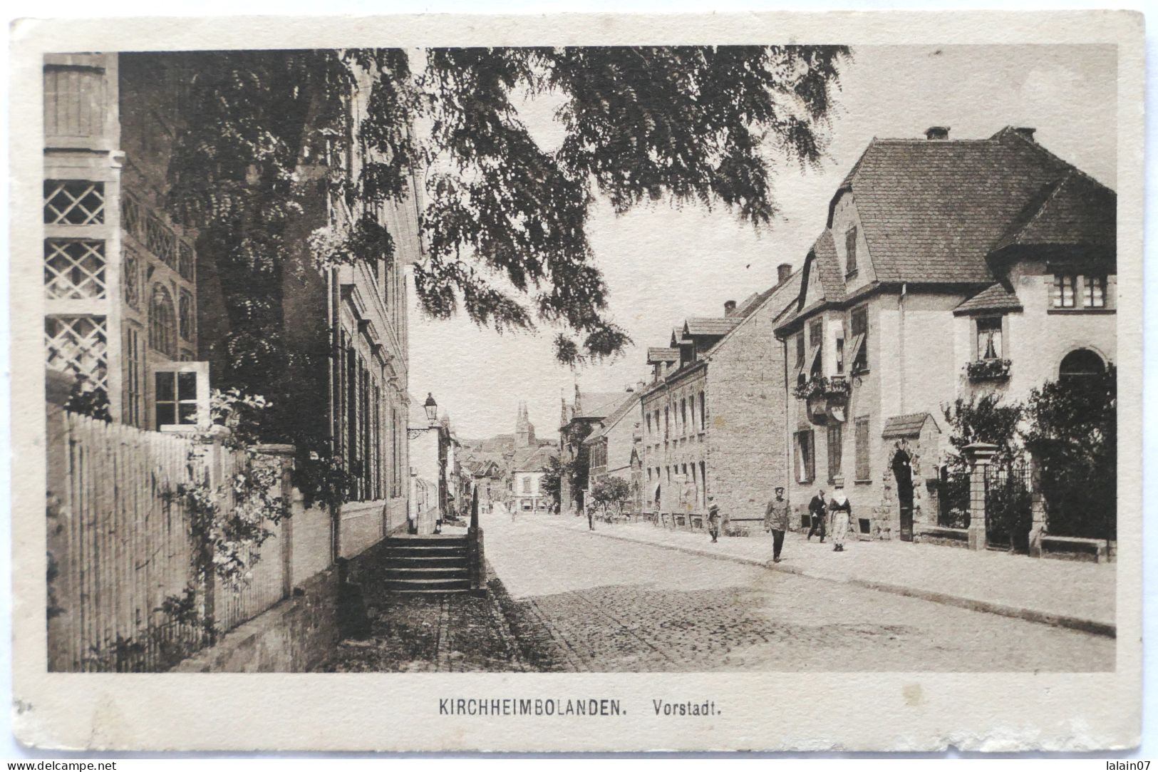 C. P. A. : Allemagne : Rhénanie Palatinat : KIRCHHEIMBOLANDEN : VORSTADT, En 1919 - Kirchheimbolanden