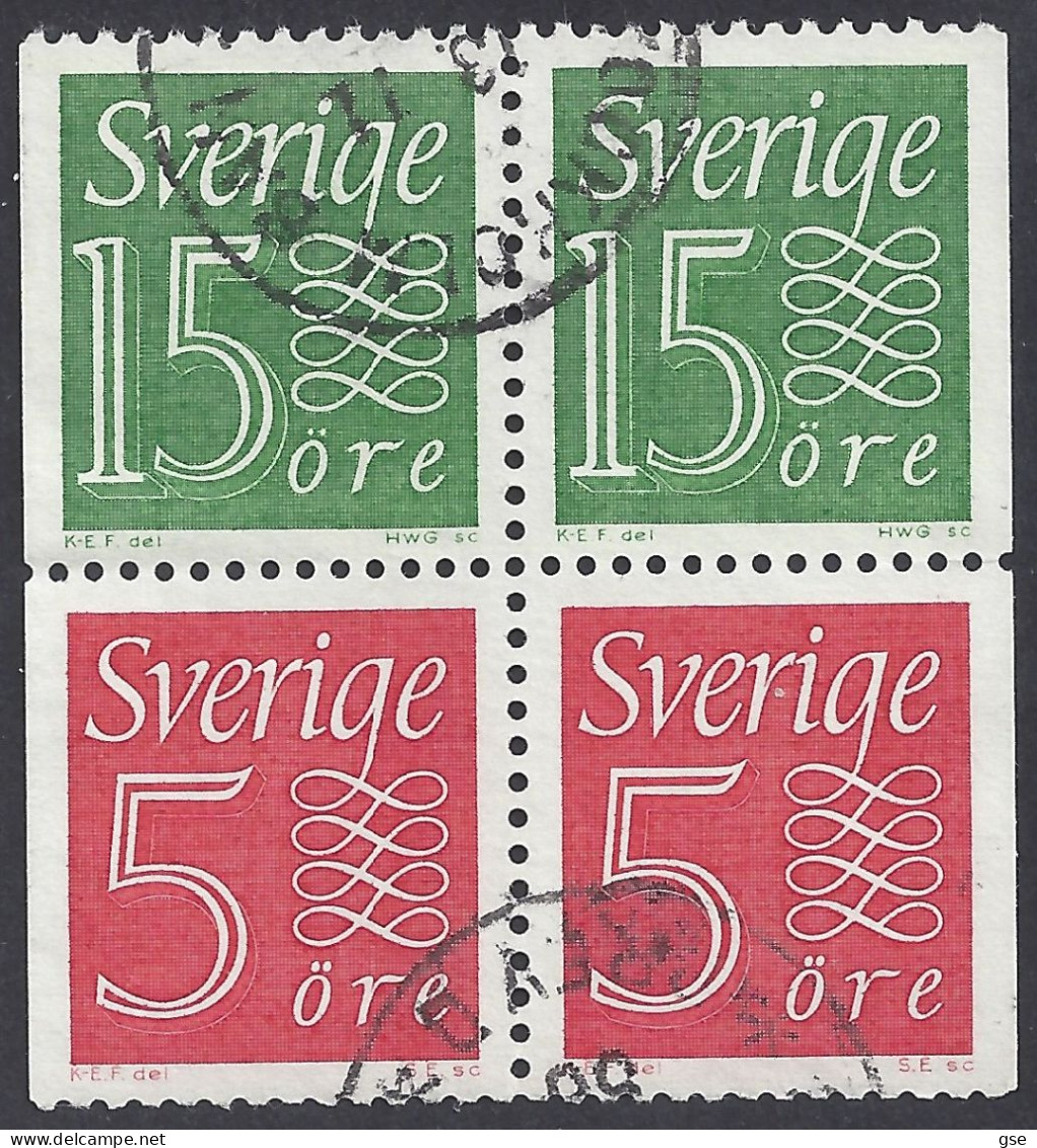 SVEZIA 1961-8 - 4 Valori -  Cifre | - Gebraucht